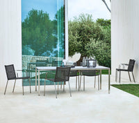 Straw armchair dining chair by Cane-line, designed by Foersom & Hiort-Lorenzen MDD
