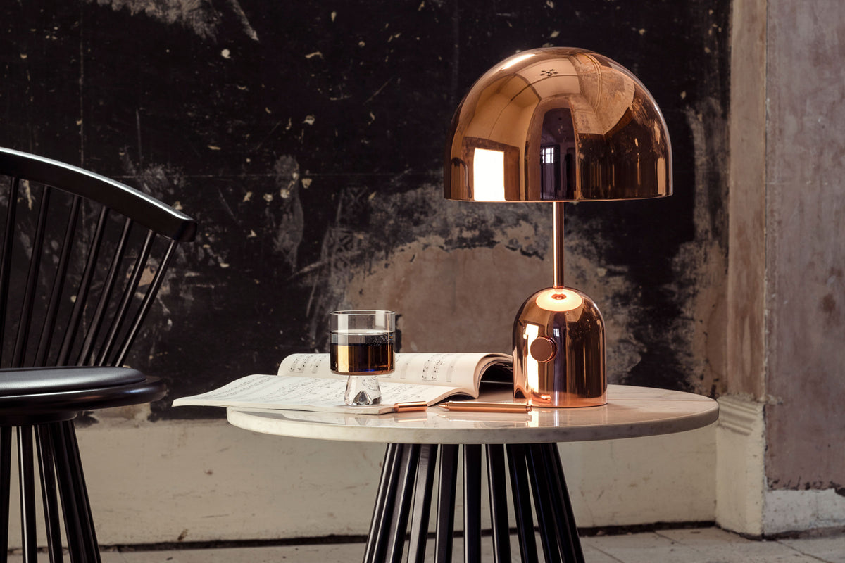 Tom Dixon Bell Table Light in copper, additional product view