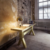 Tom Dixon Bell Table Light in gold, detail view