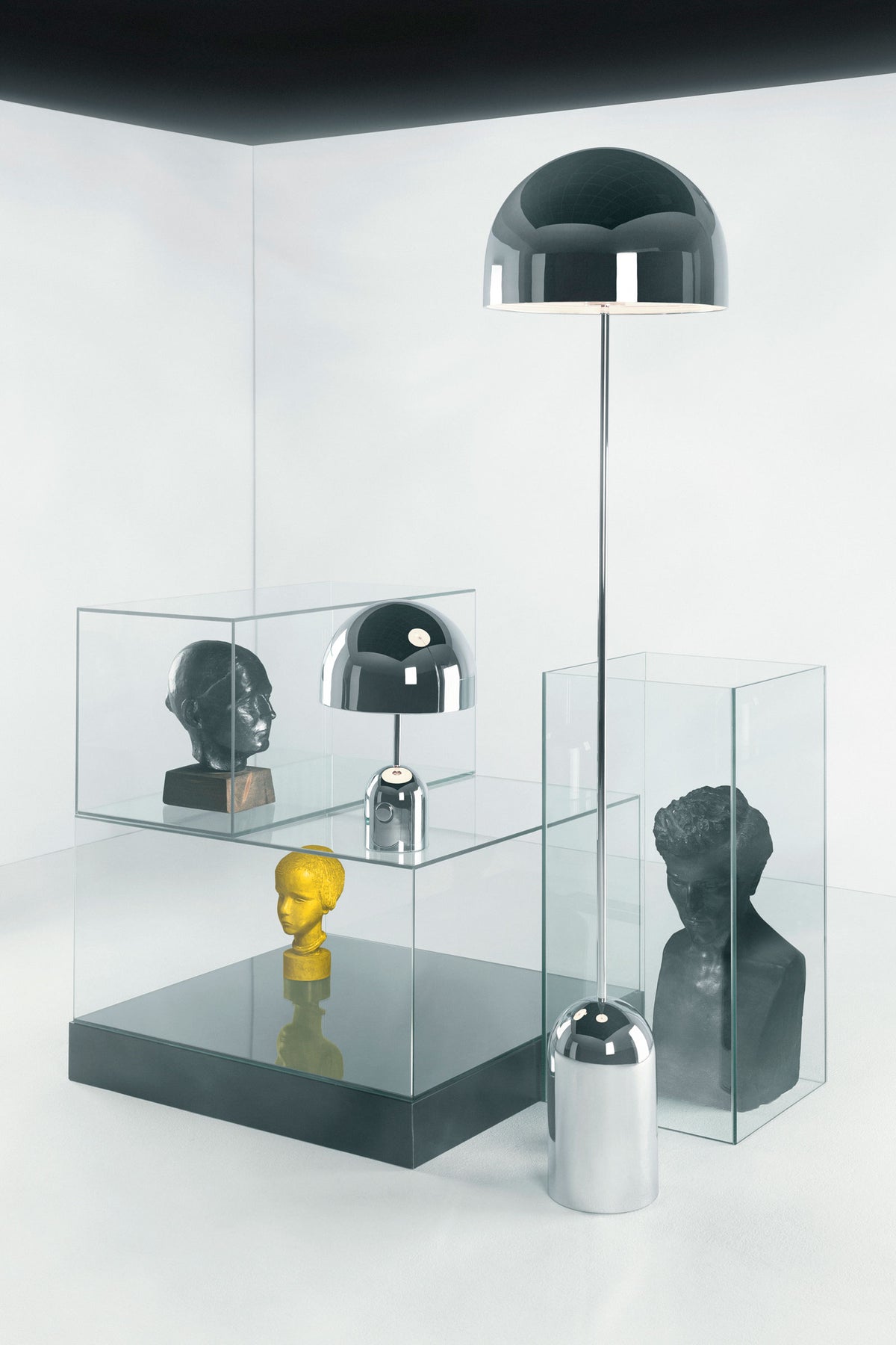 Tom Dixon Bell Table Light in silver, alternate product view