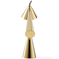 Tom Dixon Pose Task Light in polished gold, detail view