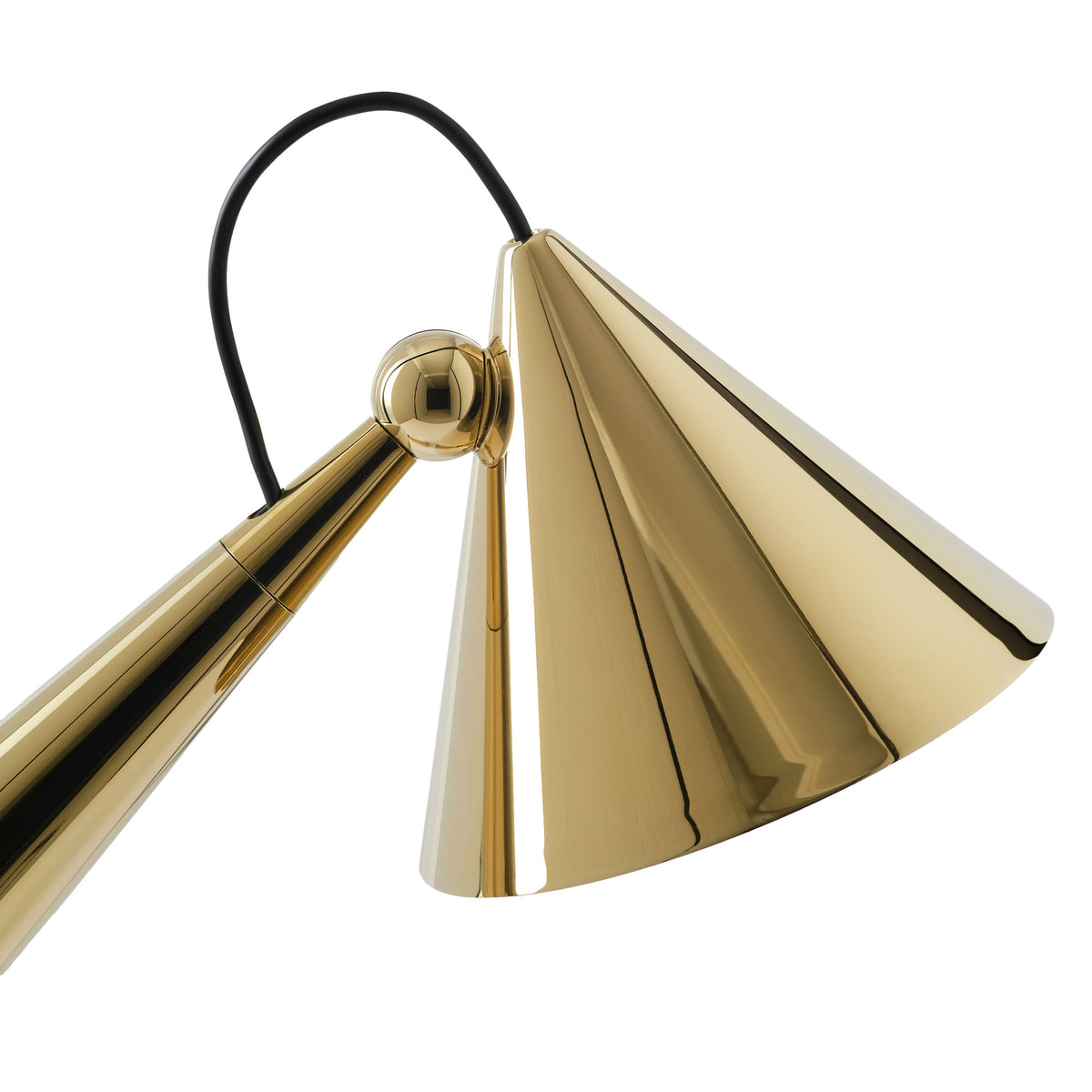 Tom Dixon Pose Task Light in polished gold, additional view