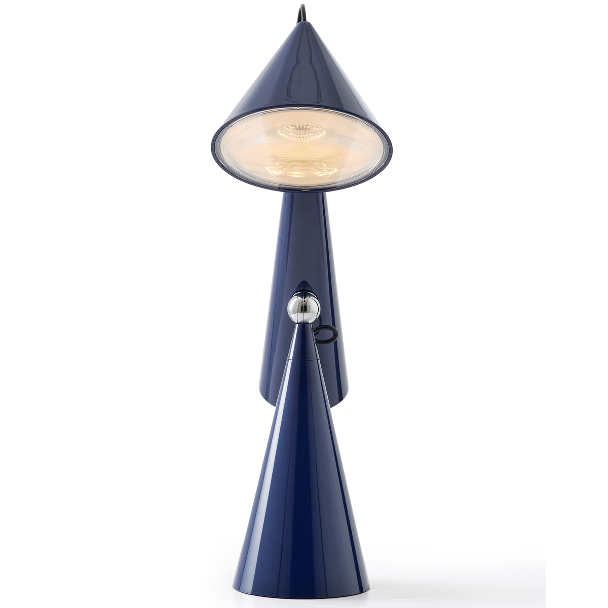 Tom Dixon Pose Task Light in indigo, angled view
