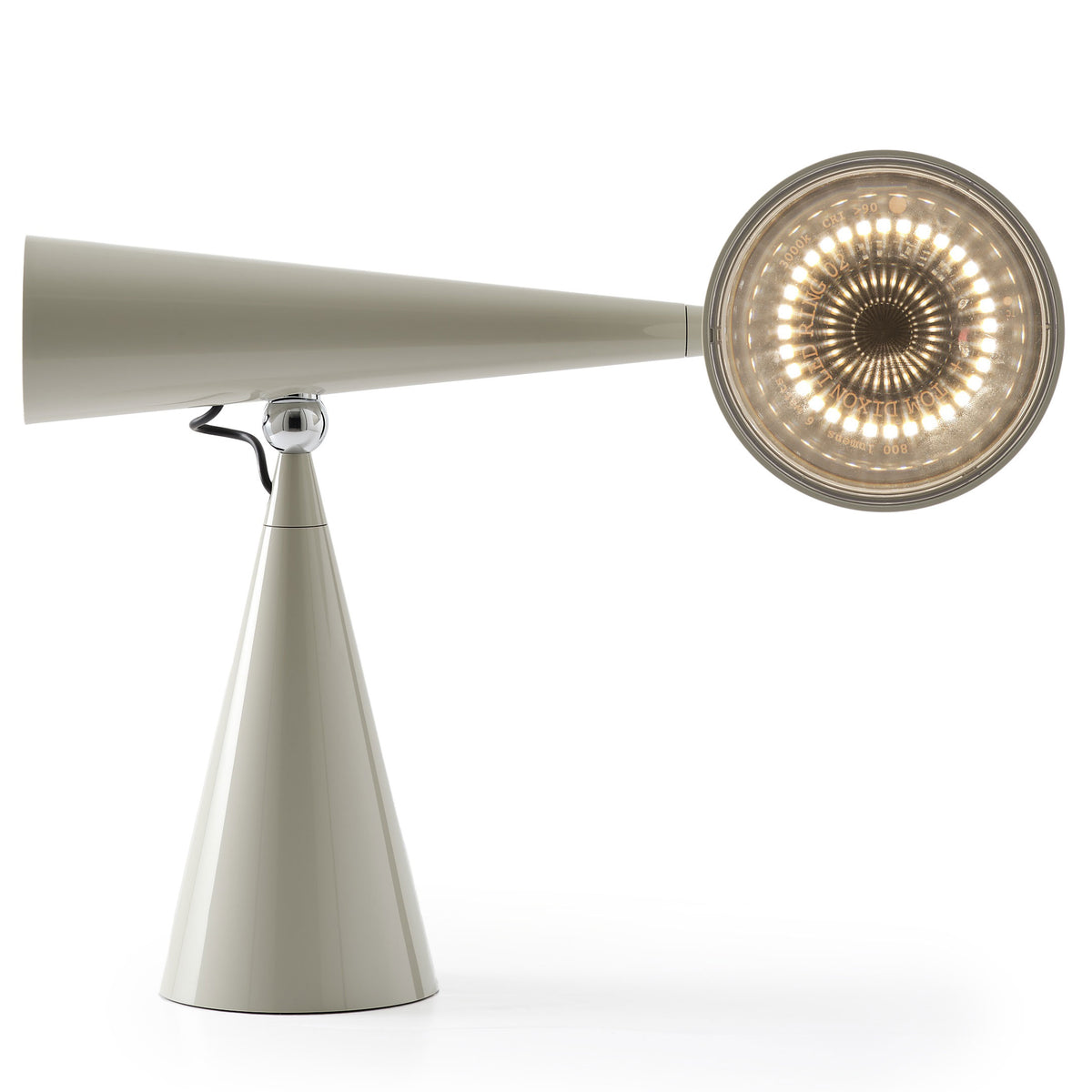 Tom Dixon Pose Task Light in putty, close product view