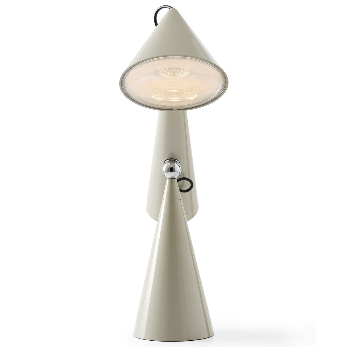 Tom Dixon Pose Task Light in putty, angled view