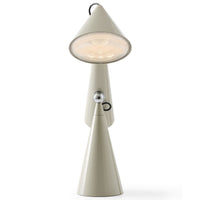 Tom Dixon Pose Task Light in putty, angled view
