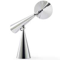 Tom Dixon Pose Task Light in polished silver, alternate angle