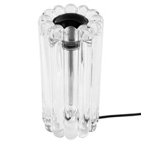 Tom Dixon Press Table Light in clear glass with black cap