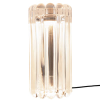 Tom Dixon Press Table Light in clear glass, front view