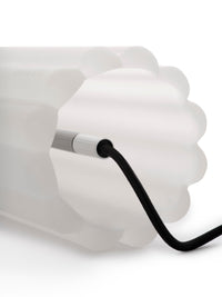 Tom Dixon Press Table Light frosted glass close detail