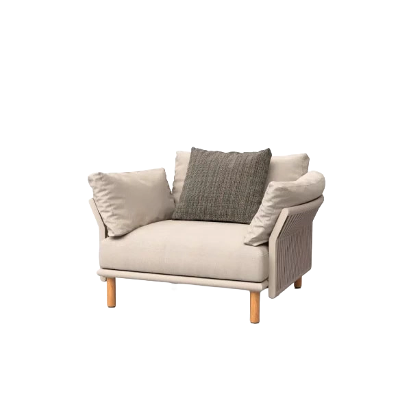 Tempo Armchair outdoor lounge chair by SKLD Studio, designed by La Mamba Studio