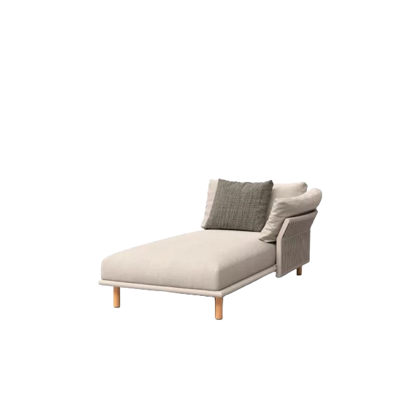Tempo Left Chaise Longue chaise lounge by SKLD Studio, designed by La Mamba Studio