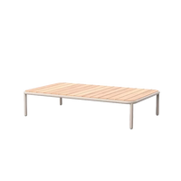 Tempo Rectangular Coffee Table outdoor coffee table by SKLD Studio, designed by La Mamba Studio