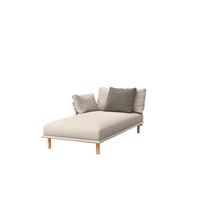 Tempo Right Chaise Longue chaise lounge by SKLD Studio, designed by La Mamba Studio