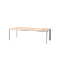 Tempo Short Dining Table outdoor dining table by SKLD Studio, designed by La Mamba Studio