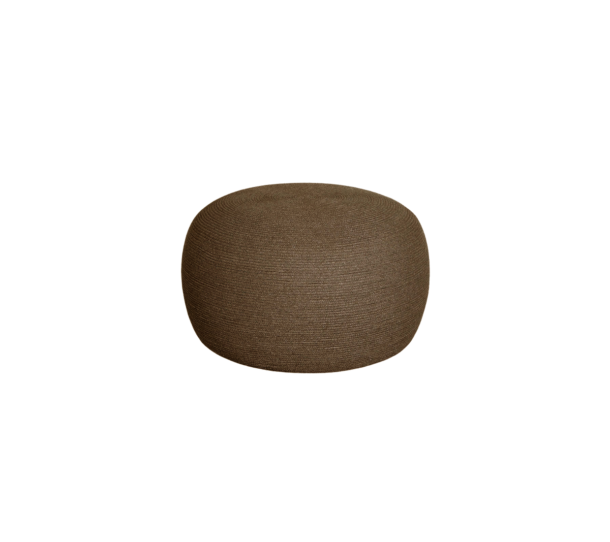 Circle footstool large Umber brown product image by Cane-line