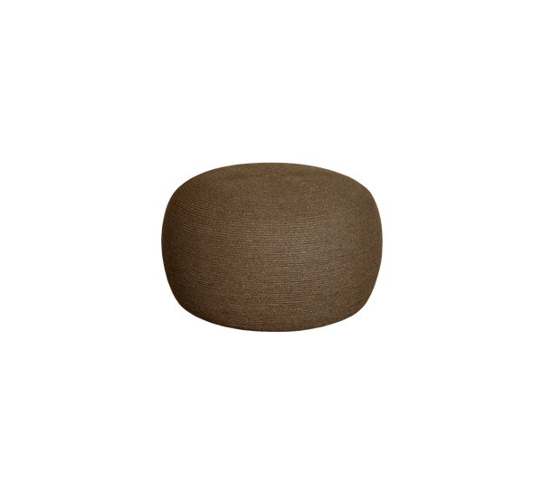 Circle footstool large Umber brown product image by Cane-line