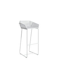 Textile High stool with backrest