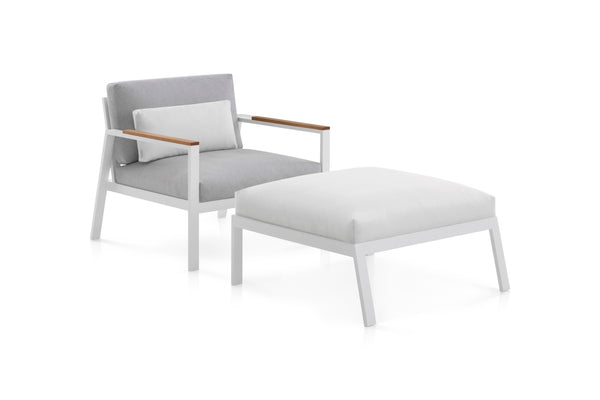 Timeless Pouf for Lounge Chair