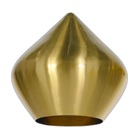 Beat Stout Pendant, Brass Stainless Steel, UL Title 24 by Tom Dixon