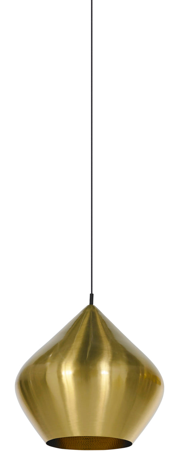 Tom Dixon Beat Stout Pendant in Brass Stainless Steel, studio view