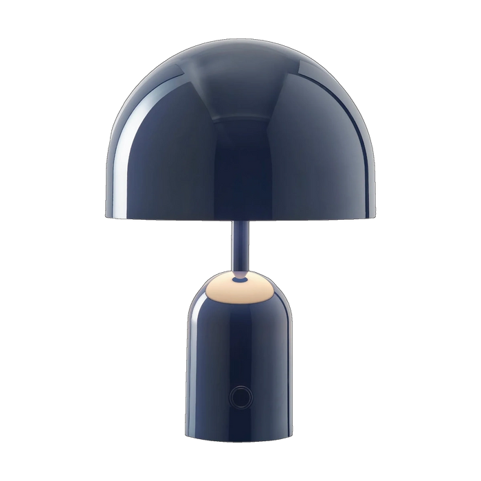 Bell Portable Light in High Gloss Indigo by Tom Dixon