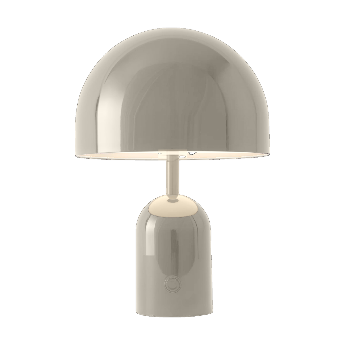 Bell Portable Light in High Gloss Putty by Tom Dixon