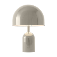 Bell Portable Light in High Gloss Putty by Tom Dixon