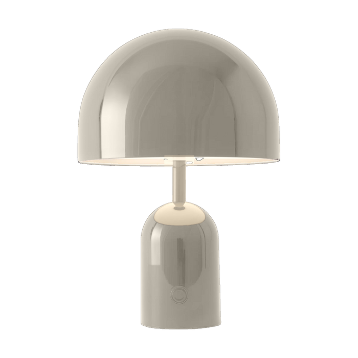 Bell Portable Light in High Gloss Putty by Tom Dixon