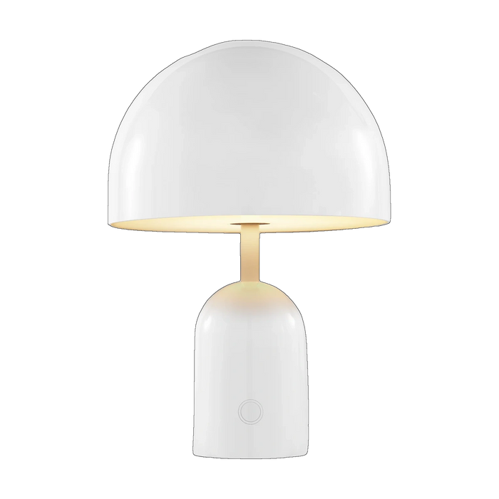 Bell Portable Light in High Gloss White by Tom Dixon