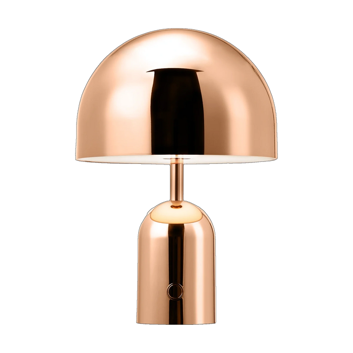 Bell Portable Light in Polished Copper by Tom Dixon
