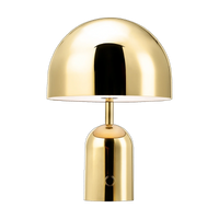 Bell Portable Light in Polished Gold by Tom Dixon