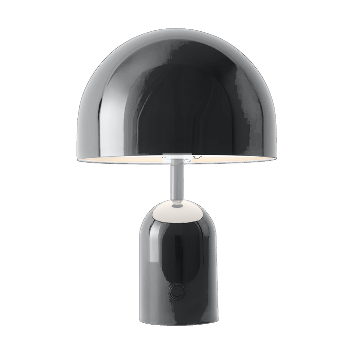 Bell Portable Light in Polished Silver by Tom Dixon