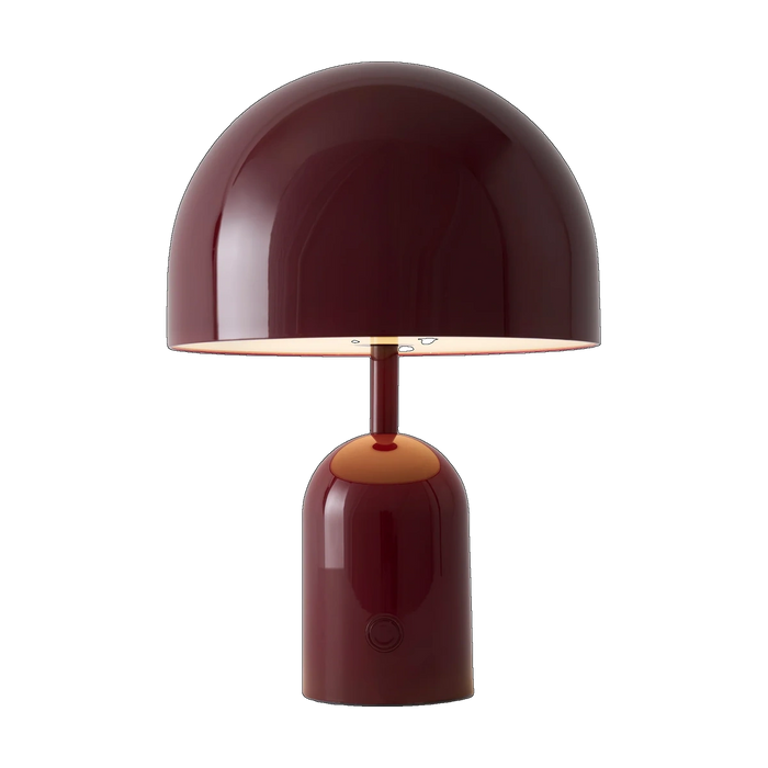 Bell Portable Light V2 in High Gloss Burgundy by Tom Dixon