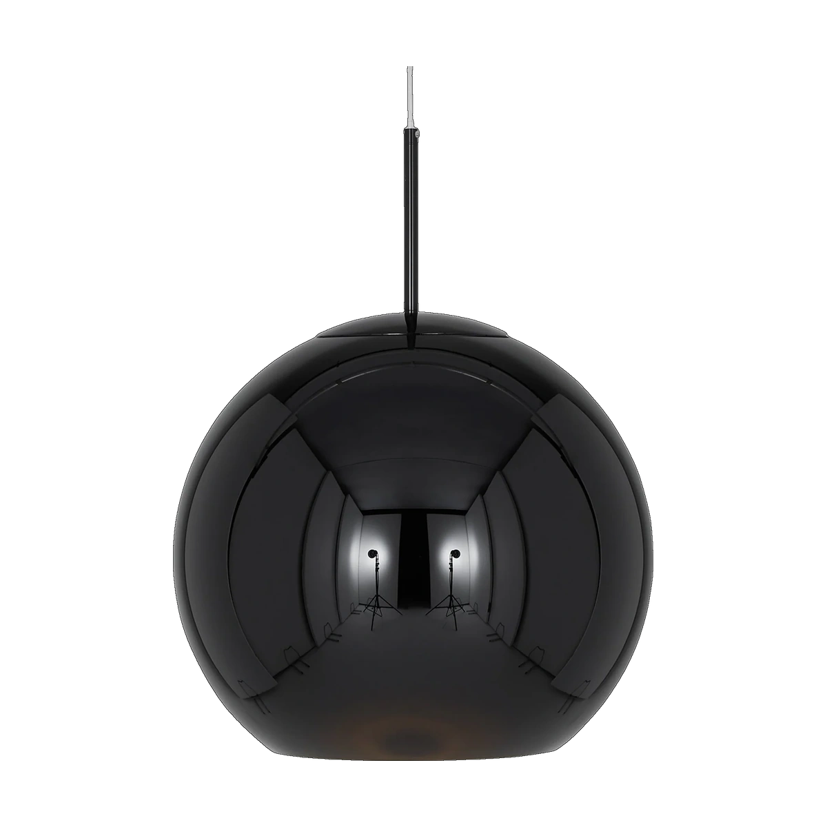 Copper Black 45cm Pendant, Black by Tom Dixon