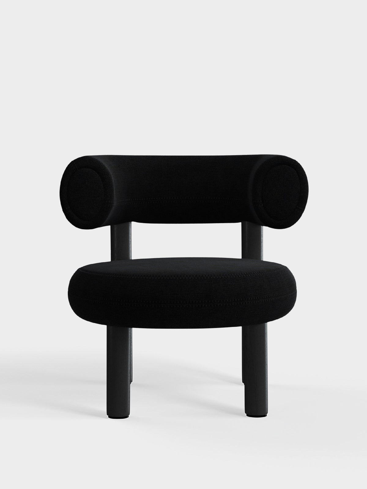 Fat Lounge Chair Black Wood Black Kvadrat Hallingdal 65