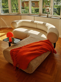 Tom Dixon FAT sofa and ottoman lifestyle
