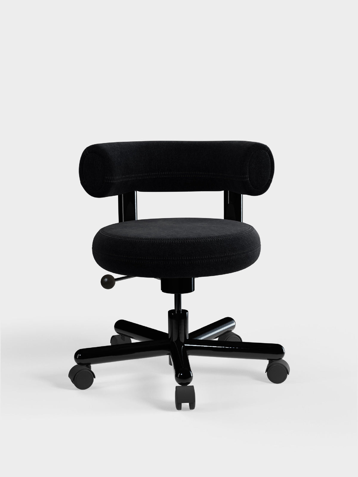 Tom Dixon Fat Work Chair Black Kvadrat Gentle Velvet