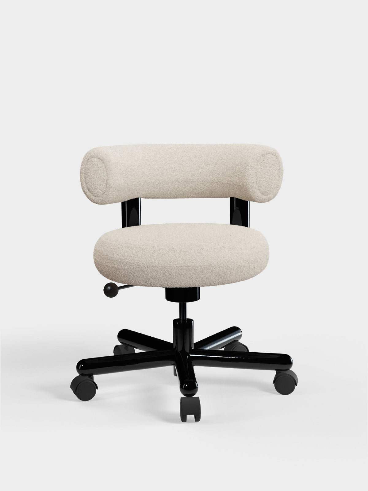 Tom Dixon Fat Work Chair Bright White Kvadrat Elle Boucle