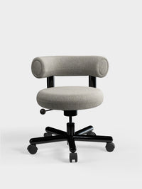 Tom Dixon Fat Work Chair Clay Alpine Boucle
