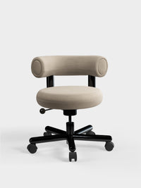 Tom Dixon Fat Work Chair Clay Linara Linen