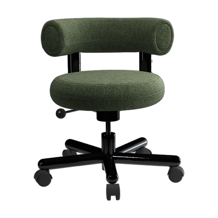 Fat Work Chair Forest Alpine Boucle