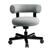 Fat Work Chair Kvadrat Hallingdal 65 Grey 0116