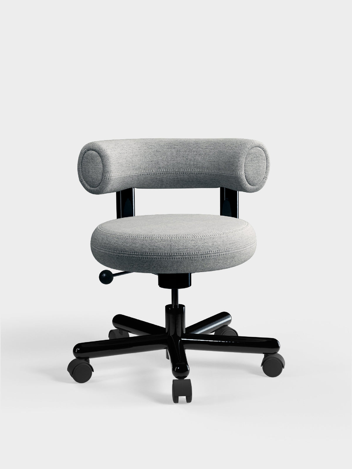 Tom Dixon Fat Work Chair Kvadrat Hallingdal 65 Grey 0116