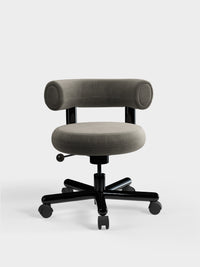 Tom Dixon Fat Work Chair Niagara Royal Velvet