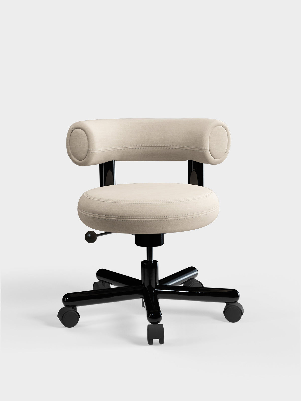 Tom Dixon Fat Work Chair Porridge Linara Linen