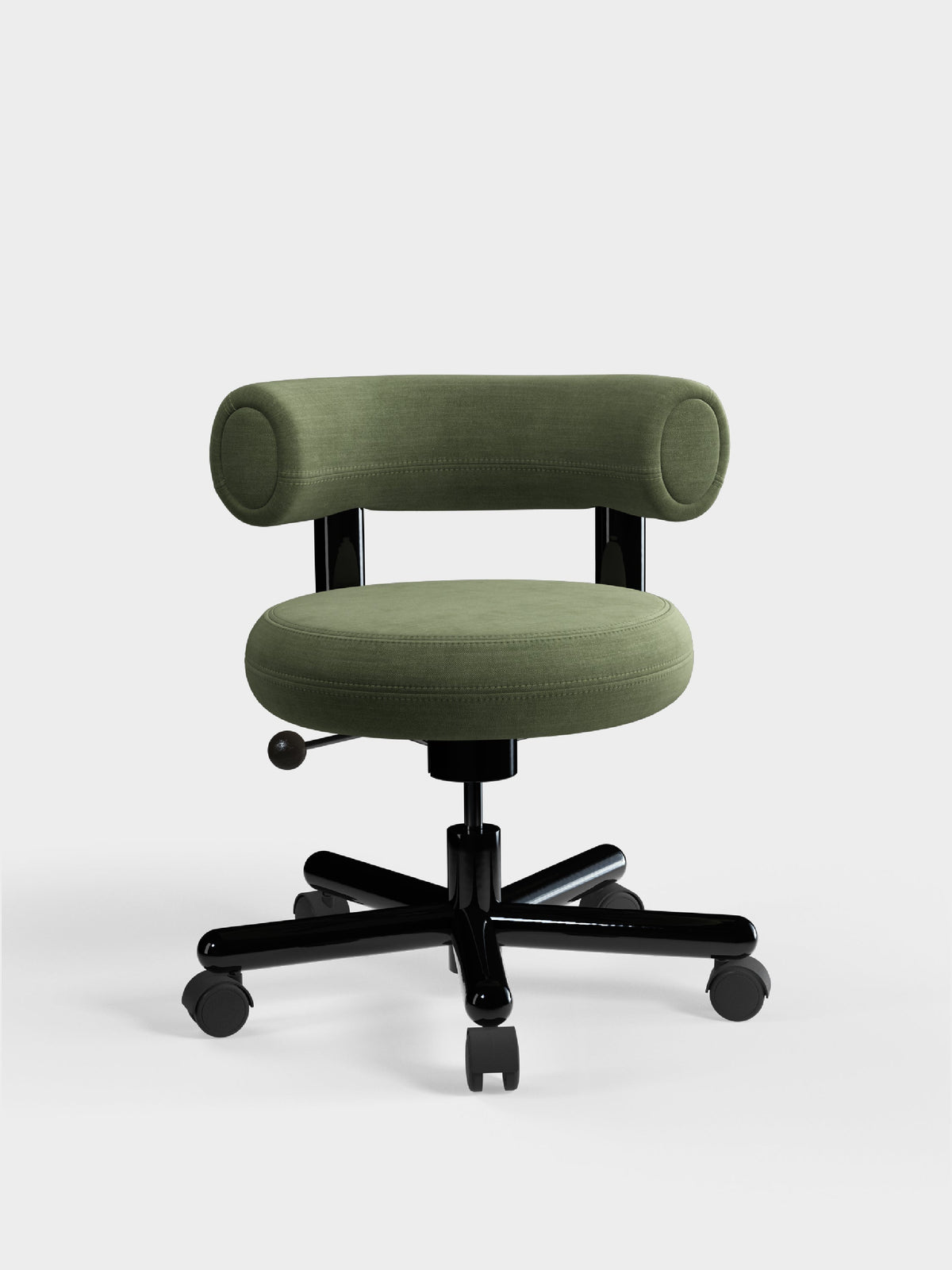 Tom Dixon Fat Work Chair Tarragon Linara Linen