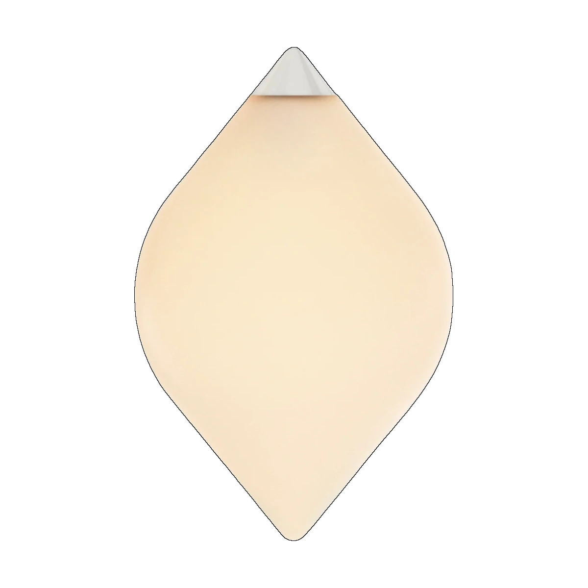 Flare Top Pendant, Opal Borosilicate Glass by Tom Dixon