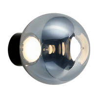 Tom Dixon Globe 10in Surface Light in polished chrome mirror steel