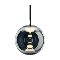 Globe 25cm Small Pendant, Silver by Tom Dixon